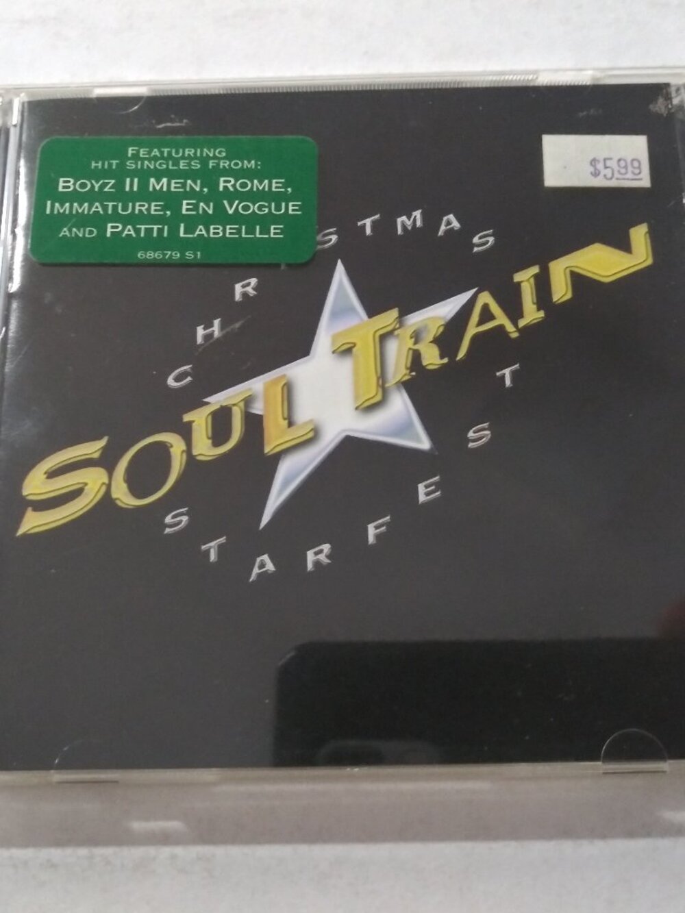 The Soul Train Christmas Starfest Album NM Original EPIC Comp CD 1997 BOYZ IIMEN